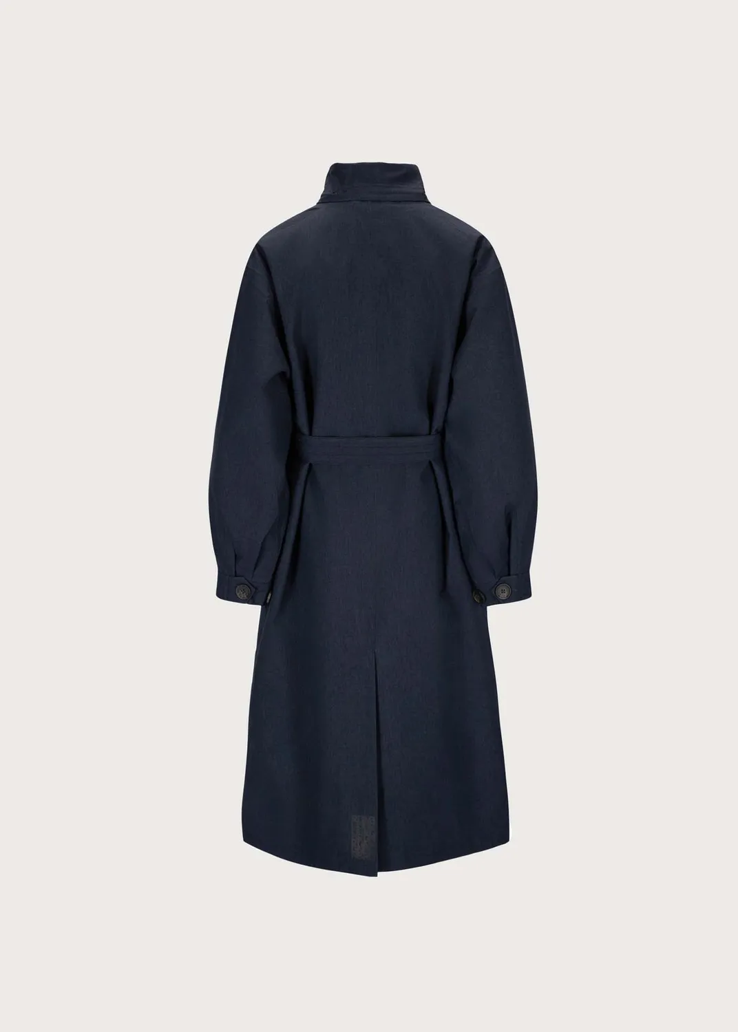 Brgn Rossby Maxi Coat kåpe mørk marine fôret