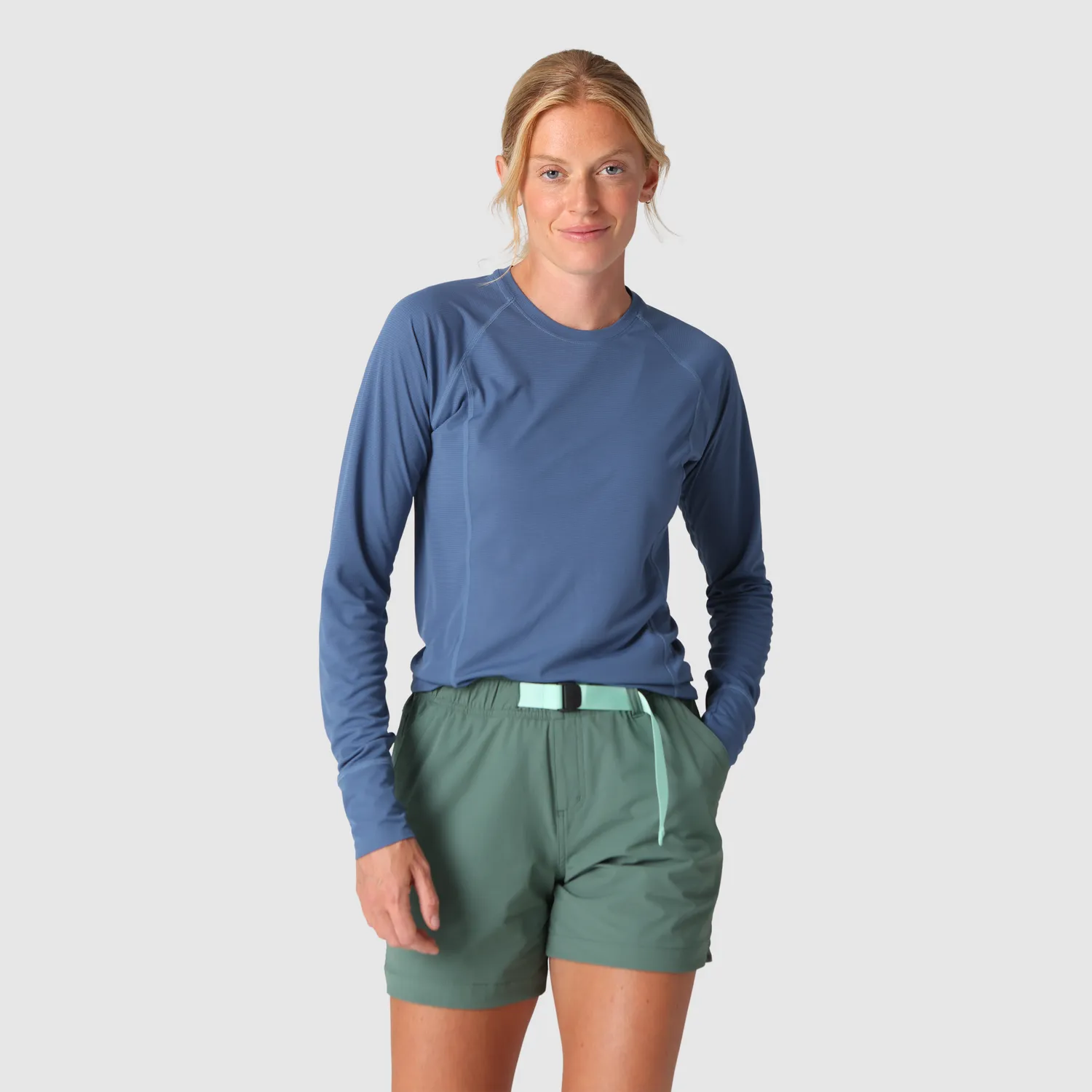 Outdoor Research Echo Long Sleeve Tee langermet trøye Cardinal UPF 15