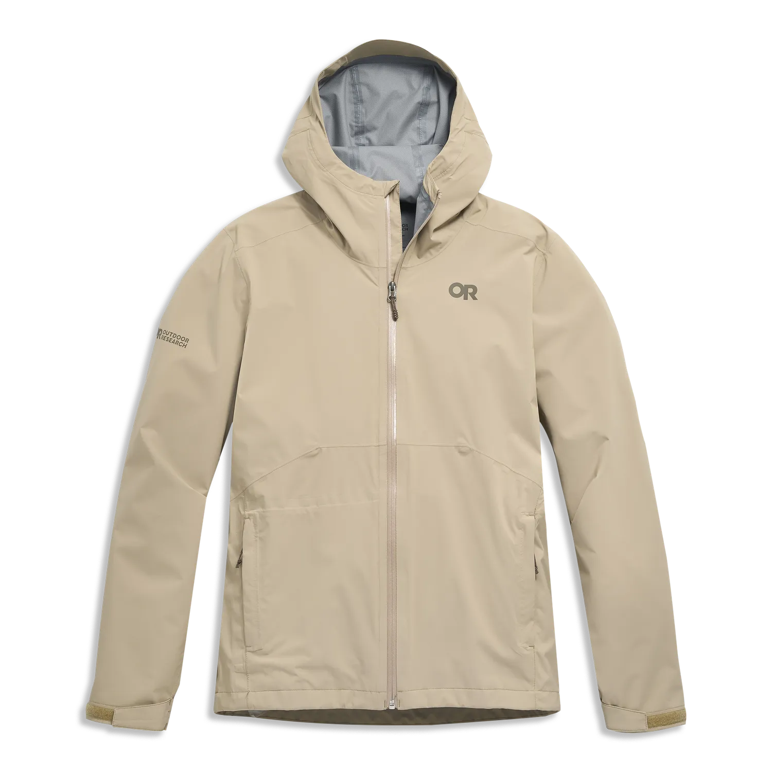 Outdoor Research Stratoburst Stretch Rain Jacket regnjakke Pro Khaki