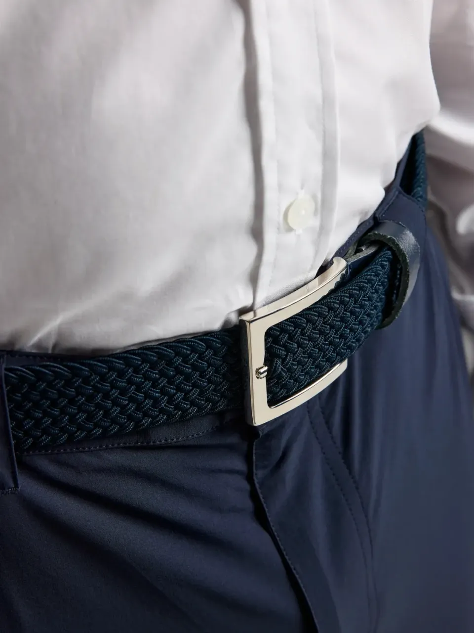 Slam Deck Belt belte mørk marineblå elastisk vevd