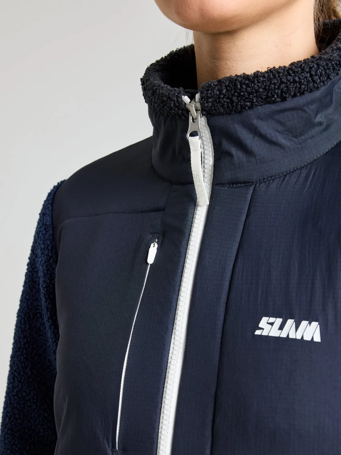 Slam Altura FZ fleecejakke dame Dark Navy
