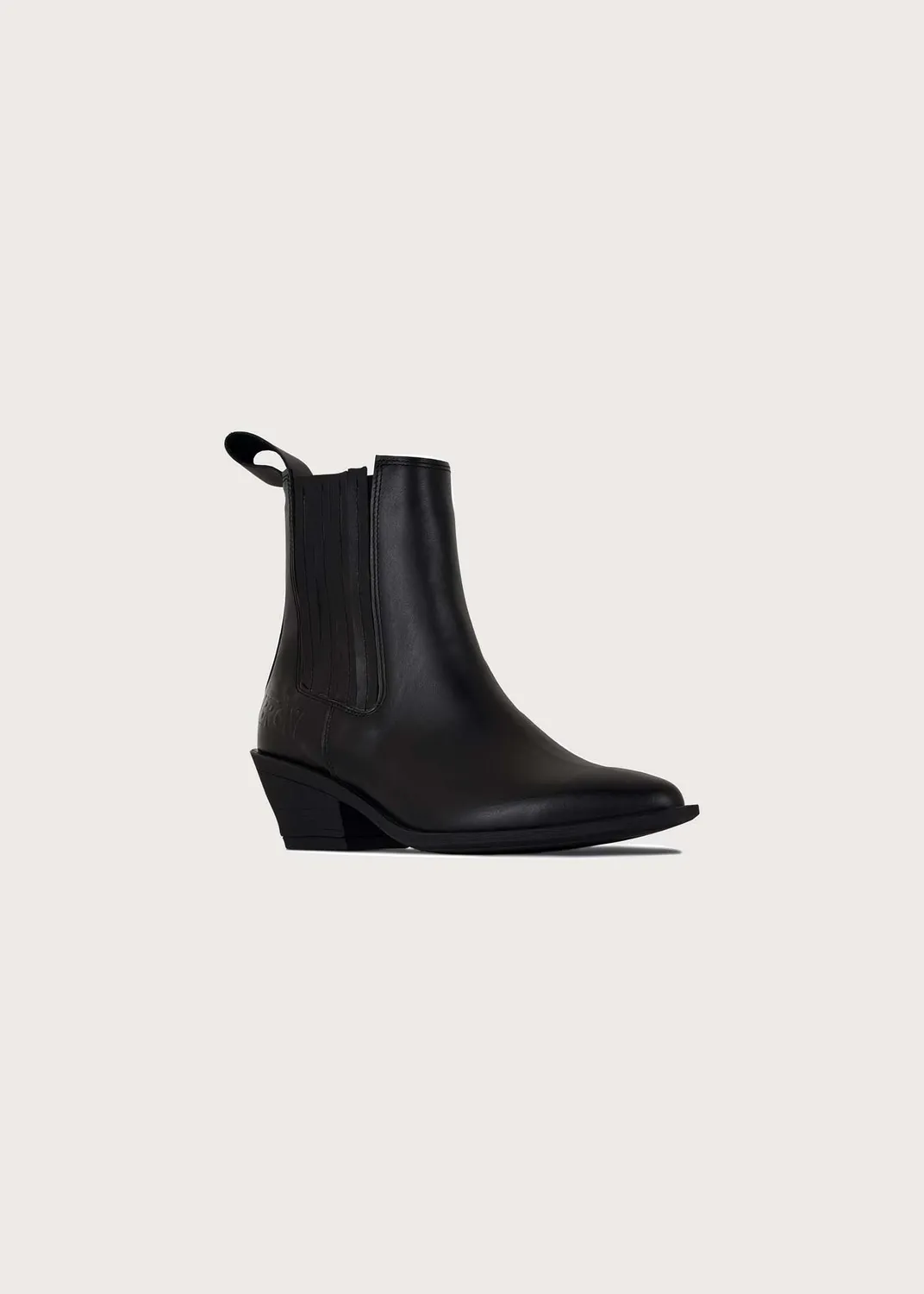 Brgn Sleek Boot boots New Black skinn med vanntett membran