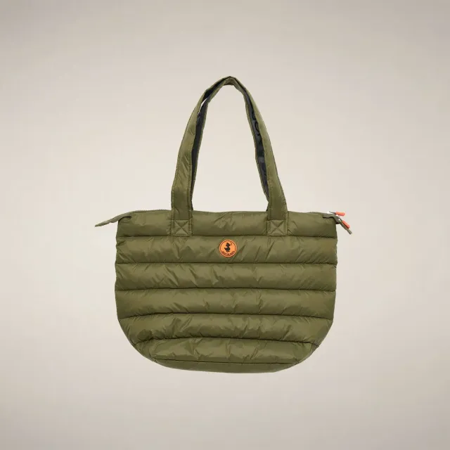 Save The Duck Caron shopper dusty olive polstret nylon