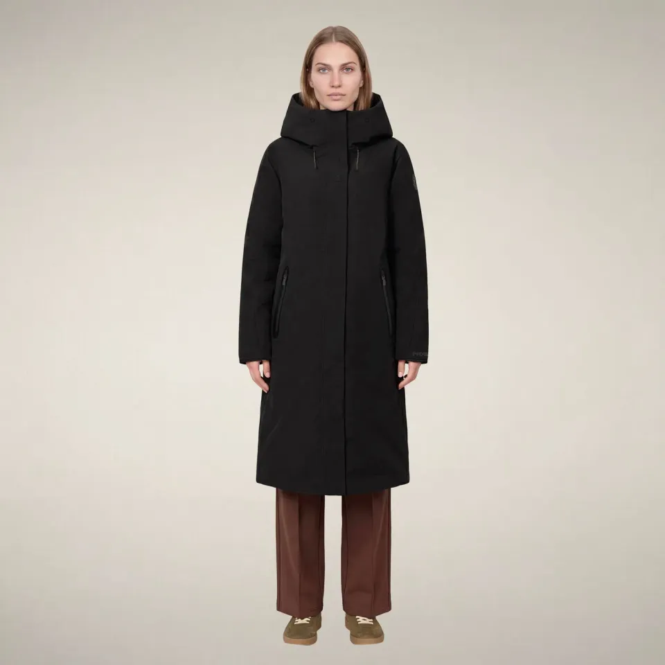 Save The Duck Pro-Tech Kataina parka dame svart vann- og vindtett