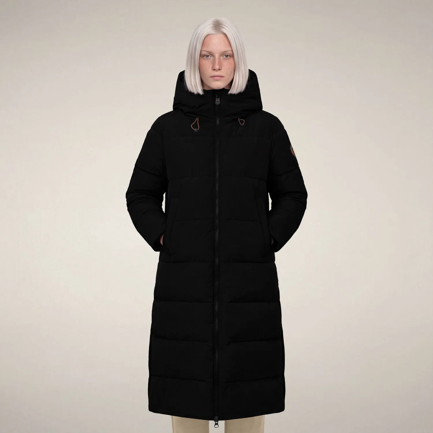 Save The Duck Zendaya parkas dame Black ekstra lang