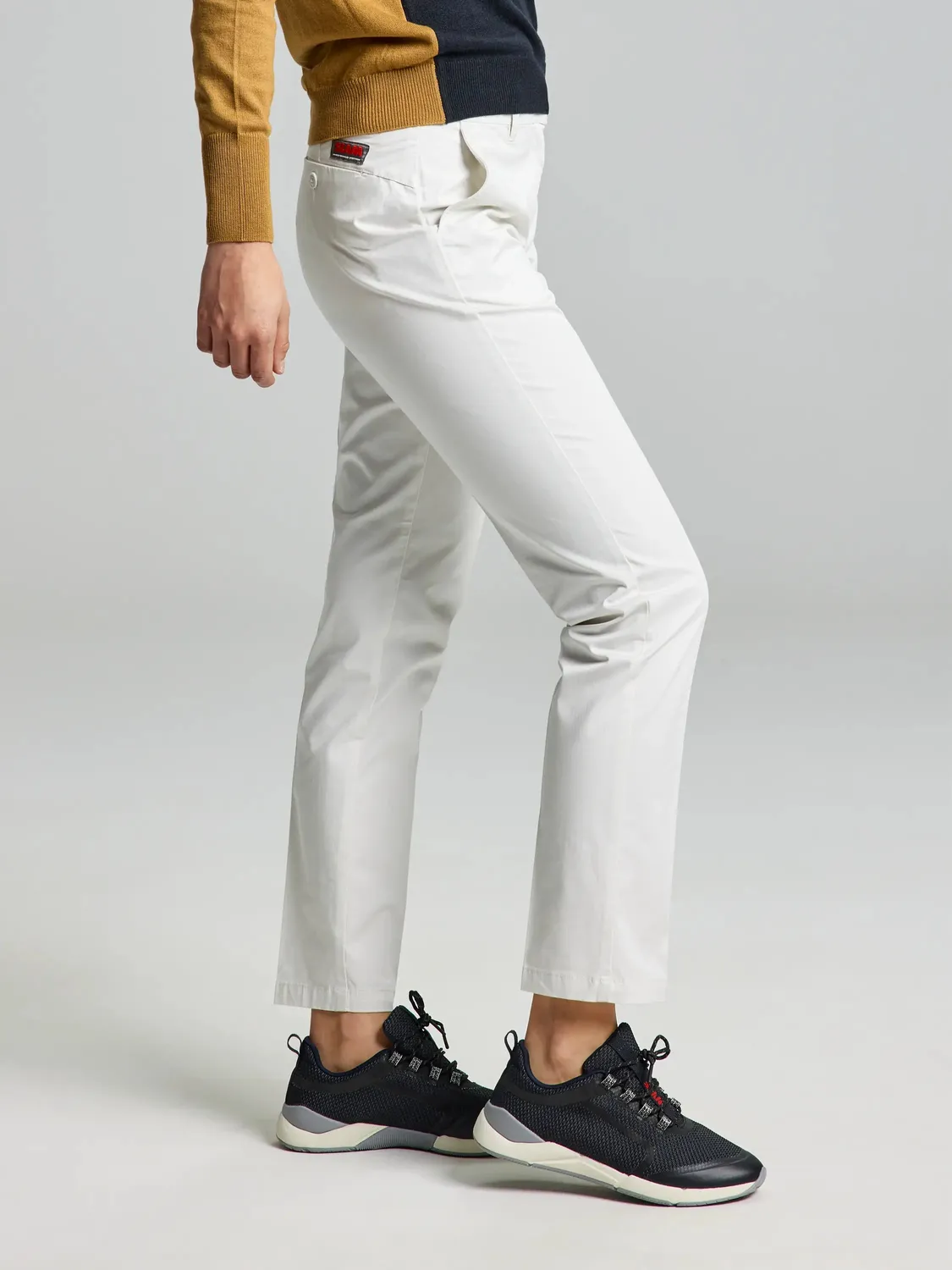 Slam Deck WS Light Chino Pant damebukse Off White lett