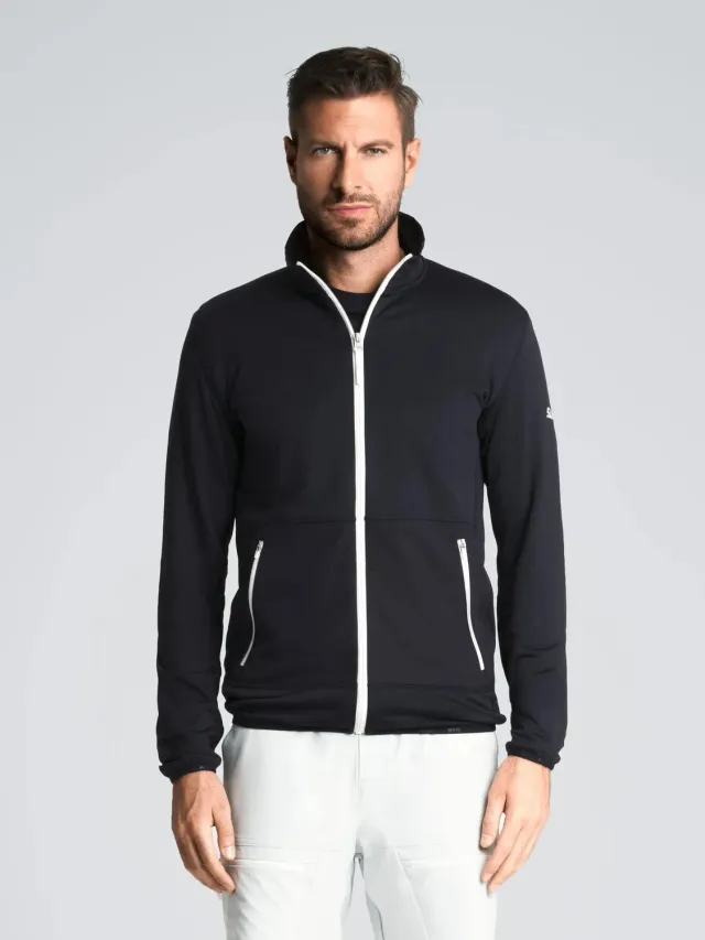 Slam Altura FZ LGT Grid Fleece fleecejakke Dark Navy lett