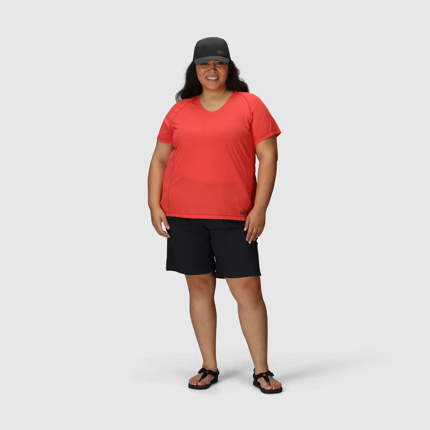 Outdoor Research Echo Plus Size T-skjorte 1X lett og pustende