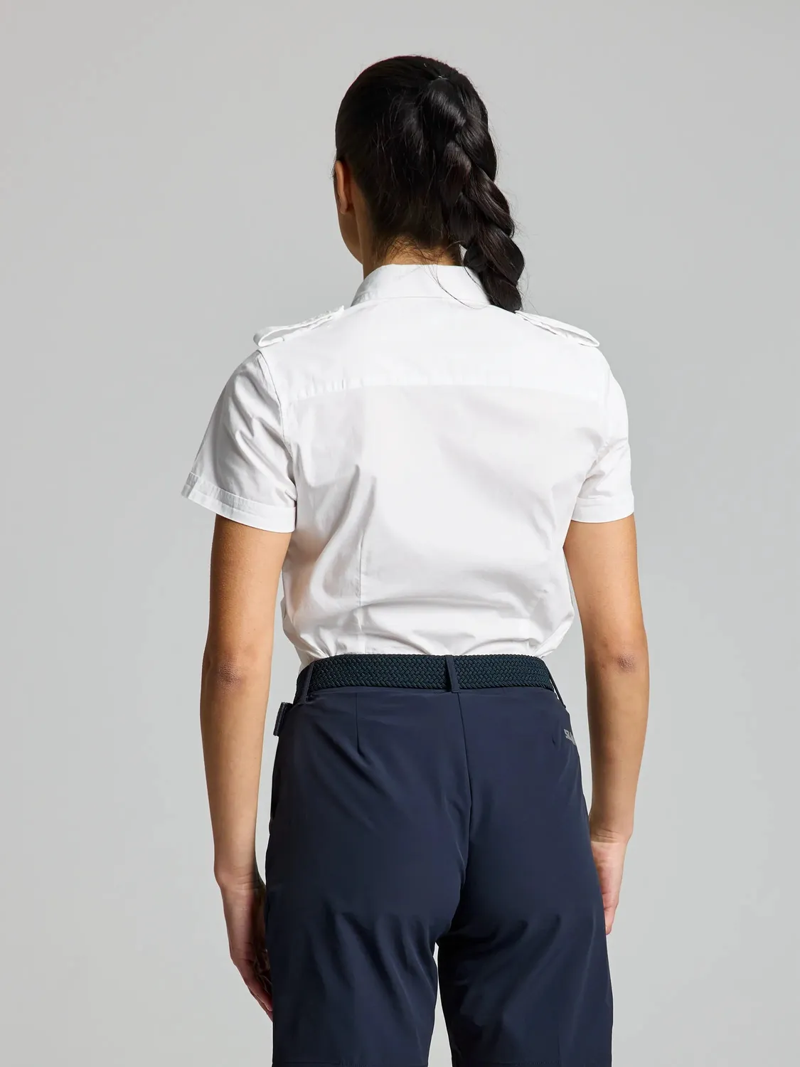 Slam Deck WS Yacht Shirt dameskjorte XS Bright White stretch