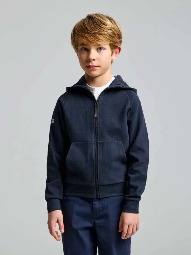 Slam Deck JR DECK FZ HOODIE hettegenser mørkeblå