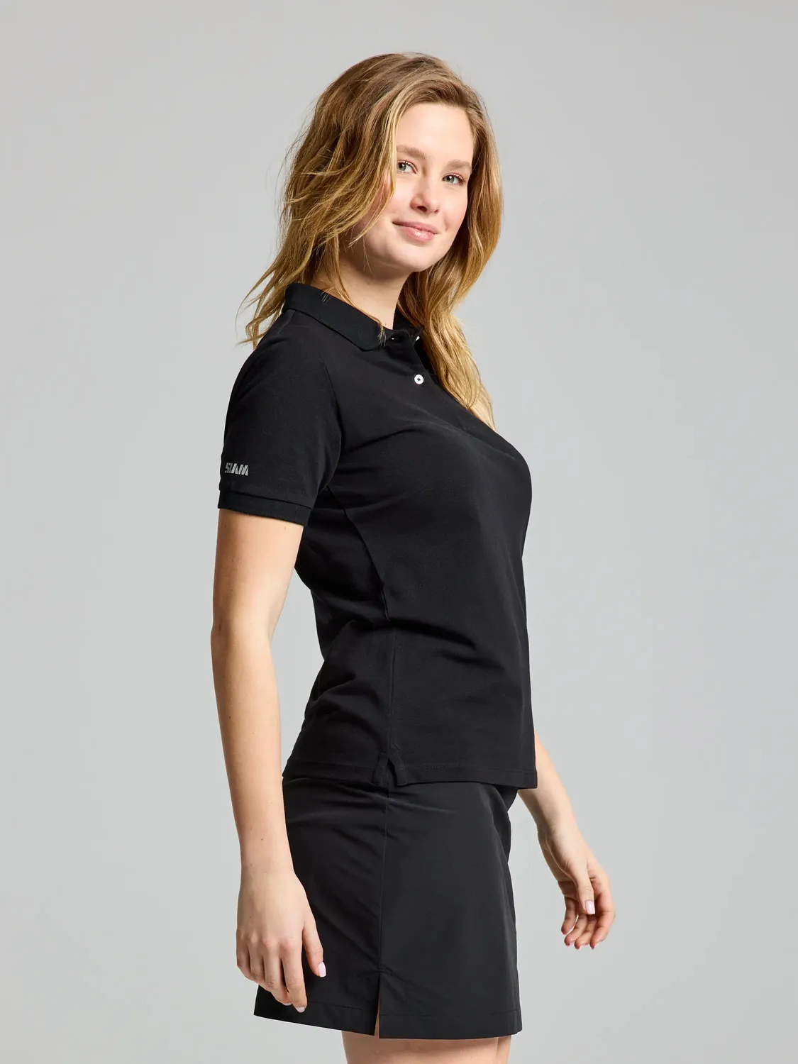 Slam Deck Deck WS Polo Short Sleeves poloskjorte dame bomullspiké