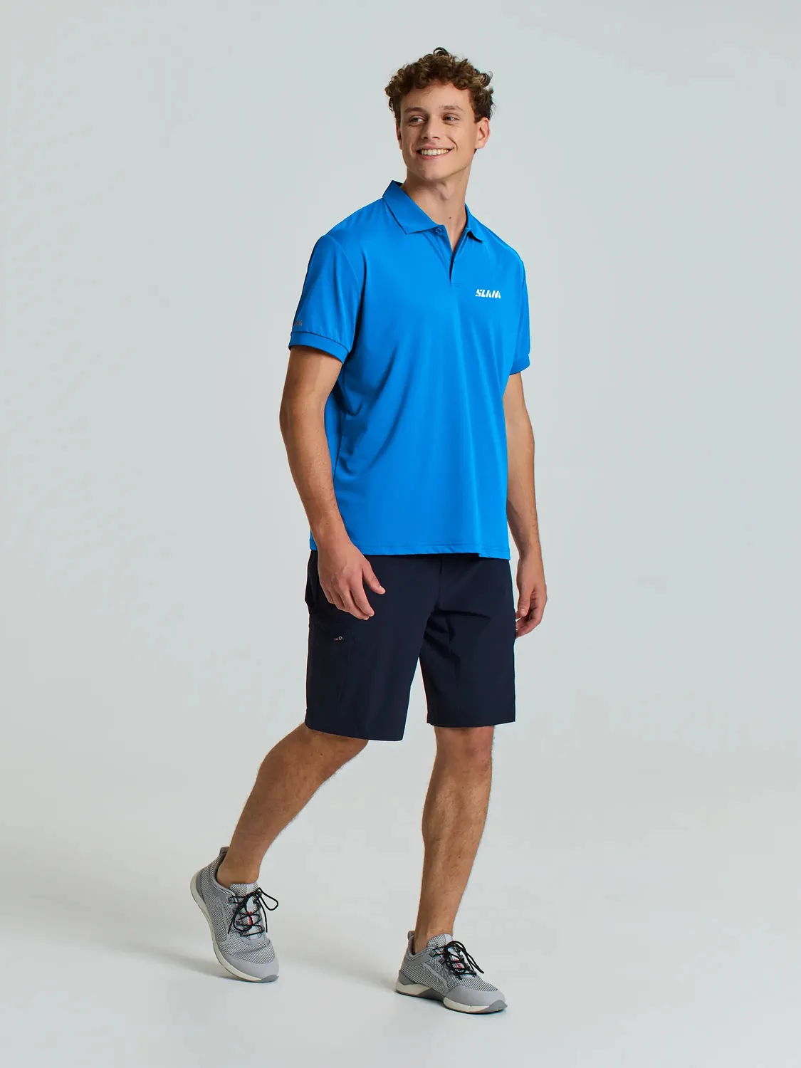 Slam Tech Piqué Polo Evo SS poloskjorte herre UPF50+