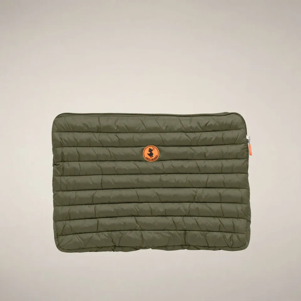 Save The Duck Vesta PC-mappe 15 tommer dusty olive polstret