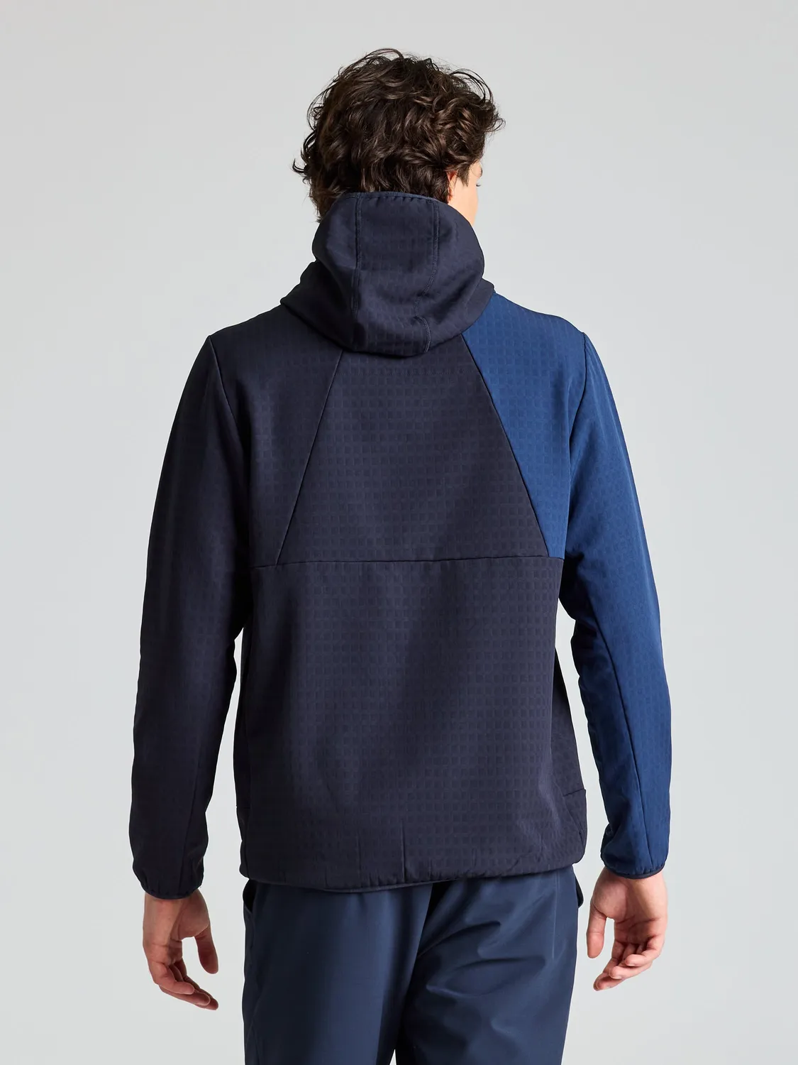 Slam Foil Fleece Hoodie fleecegenser herre mørk marine vindtett