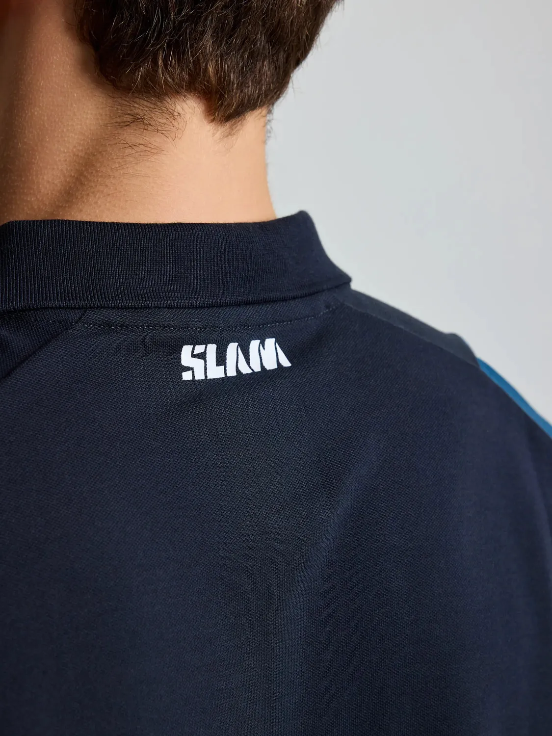 Slam One Design OD DriRelease Polo SS poloskjorte herre blå hurtigtørkende