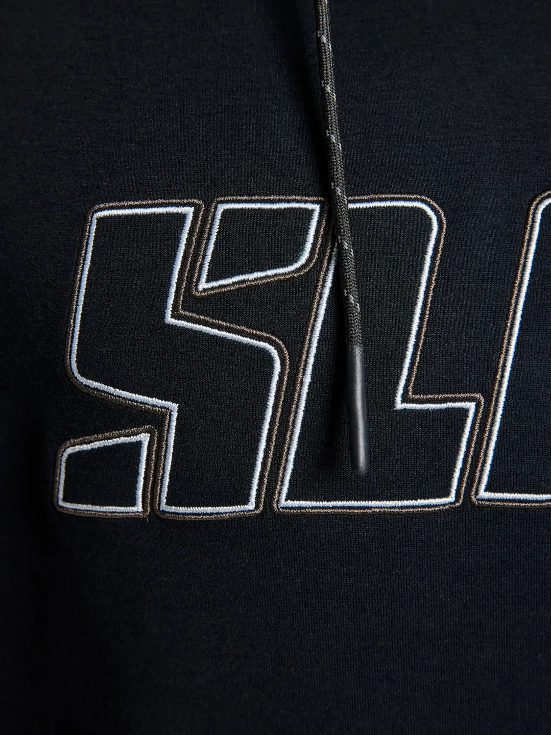 Slam Logo Hoodie hettegenser herre aluminium bomull