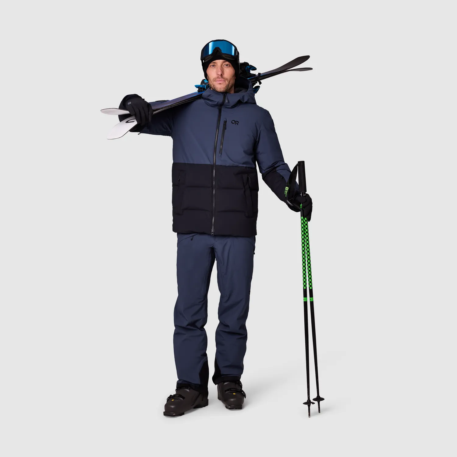 Outdoor Research Snowcrew Down Jacket dunjakke Pecan S vanntett