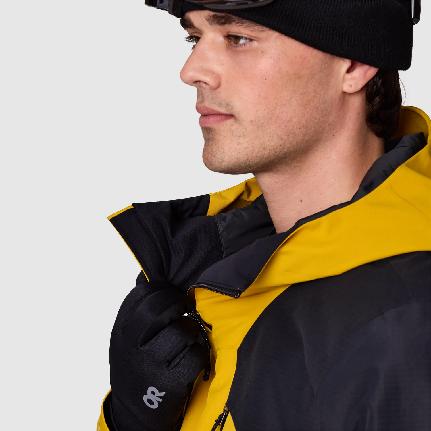 Outdoor Research Powderverse Jacket skijakke Amber/Black isolert